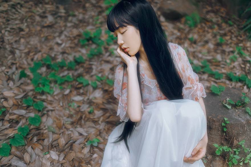 清甜女生的户外可爱-8