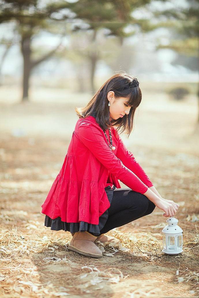 靓丽少女红色的梦想-3