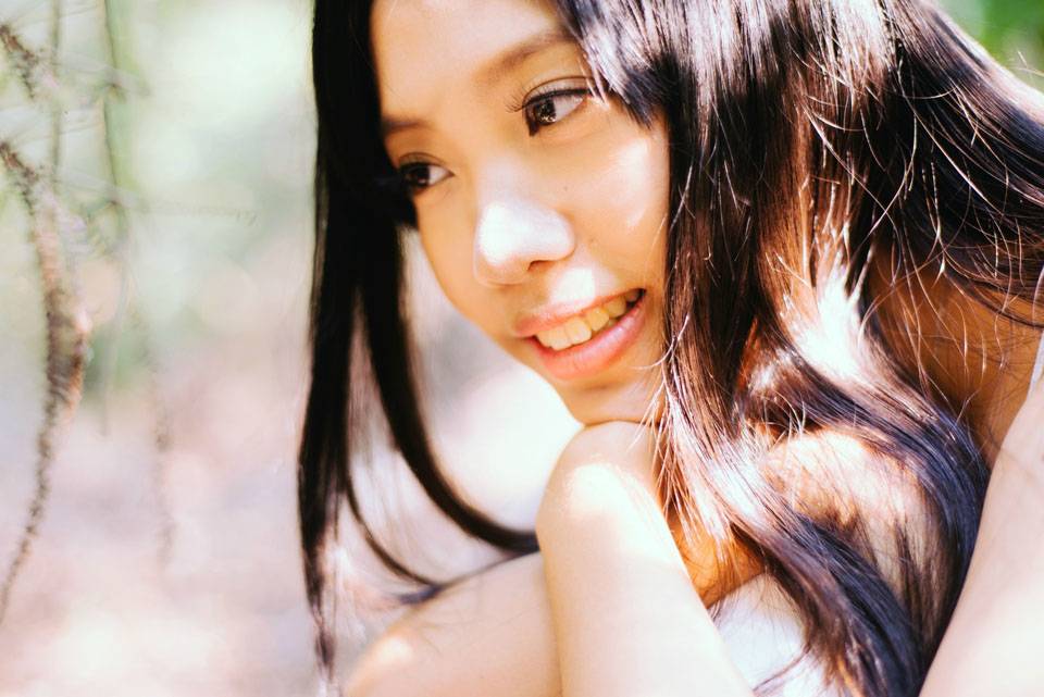 清纯可爱的花仙子户外写真-7