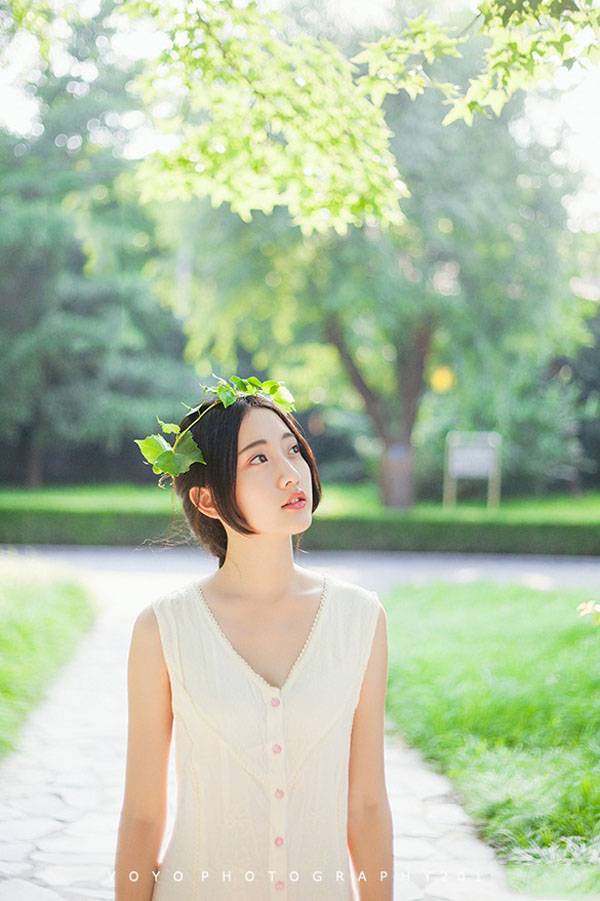 仲夏的清凉可爱少女-7