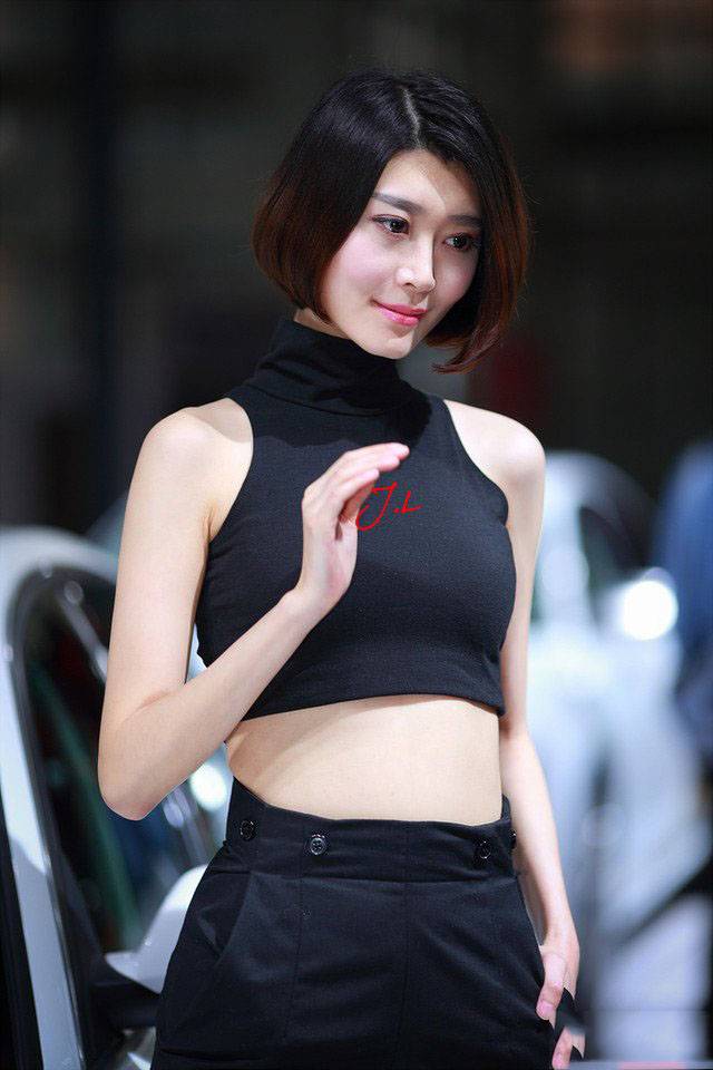 杭州车展绝佳气质车模大图-2