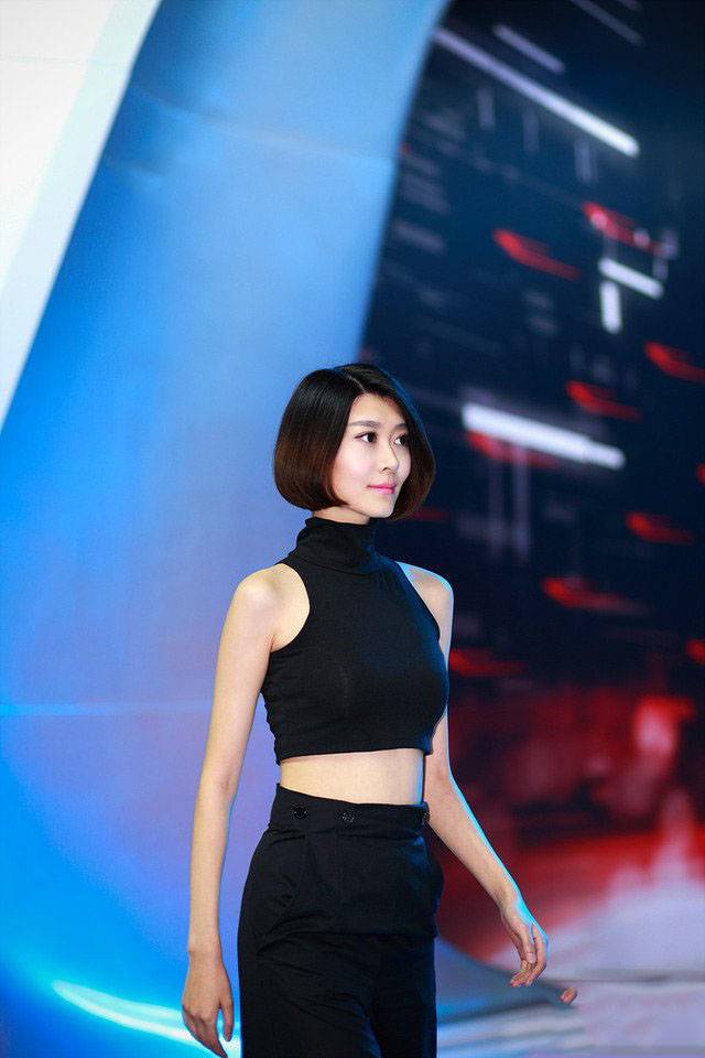 杭州车展绝佳气质车模大图-5