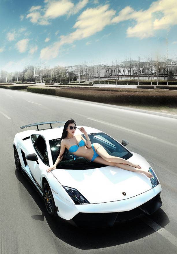 美女车模金美辛性感诱人写真