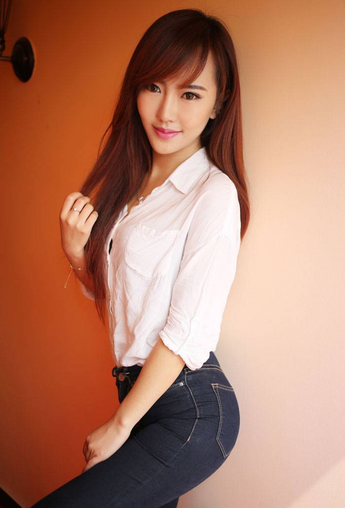 优星馆赵婉妮白衬衫甜美性感写真-14