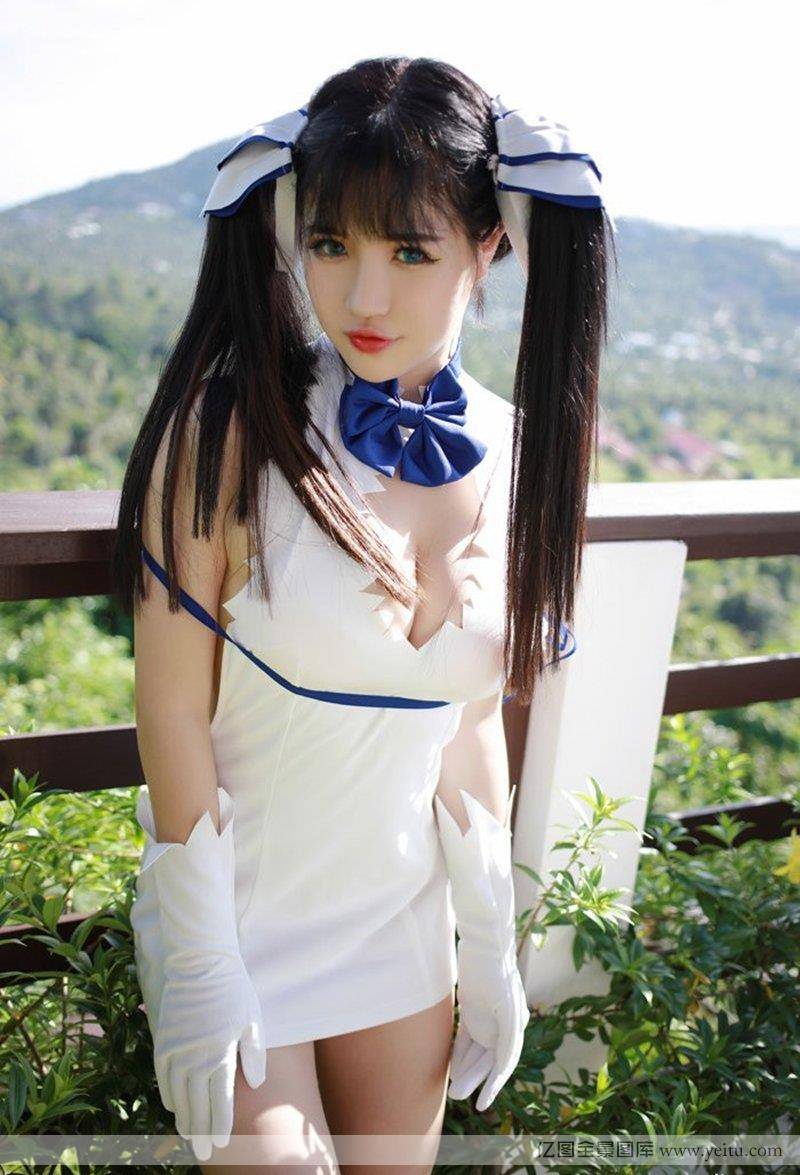 模范学院美女模特徐cake双马尾比基尼内衣诱惑苏梅旅拍-10