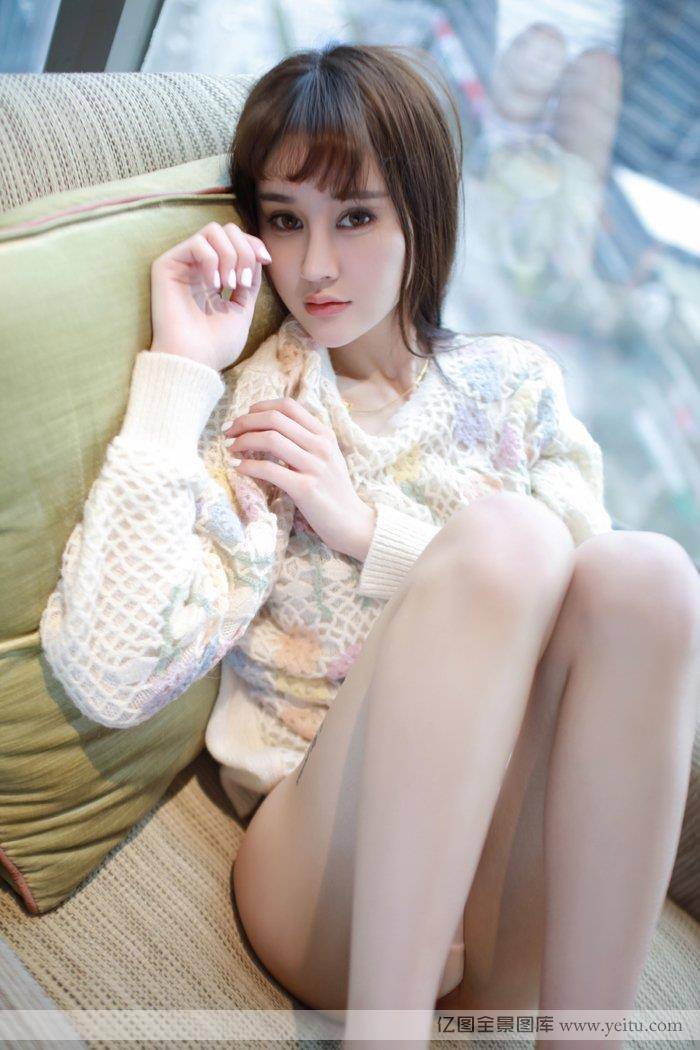 模范学院美女模特Cheryl青树紧身衣两点若现首套写真-27