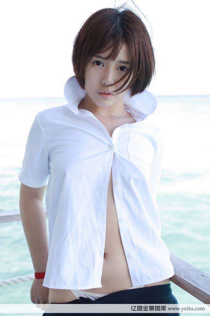 百变女王艾莉Evelyn透明情趣蕾丝内衣隐现-30