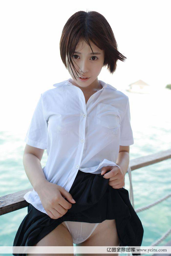 百变女王艾莉Evelyn透明情趣蕾丝内衣隐现-45