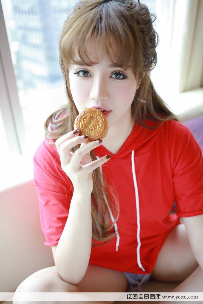 模范学院美女模特徐cake童颜巨乳圣诞庆节日制服诱惑写真-9