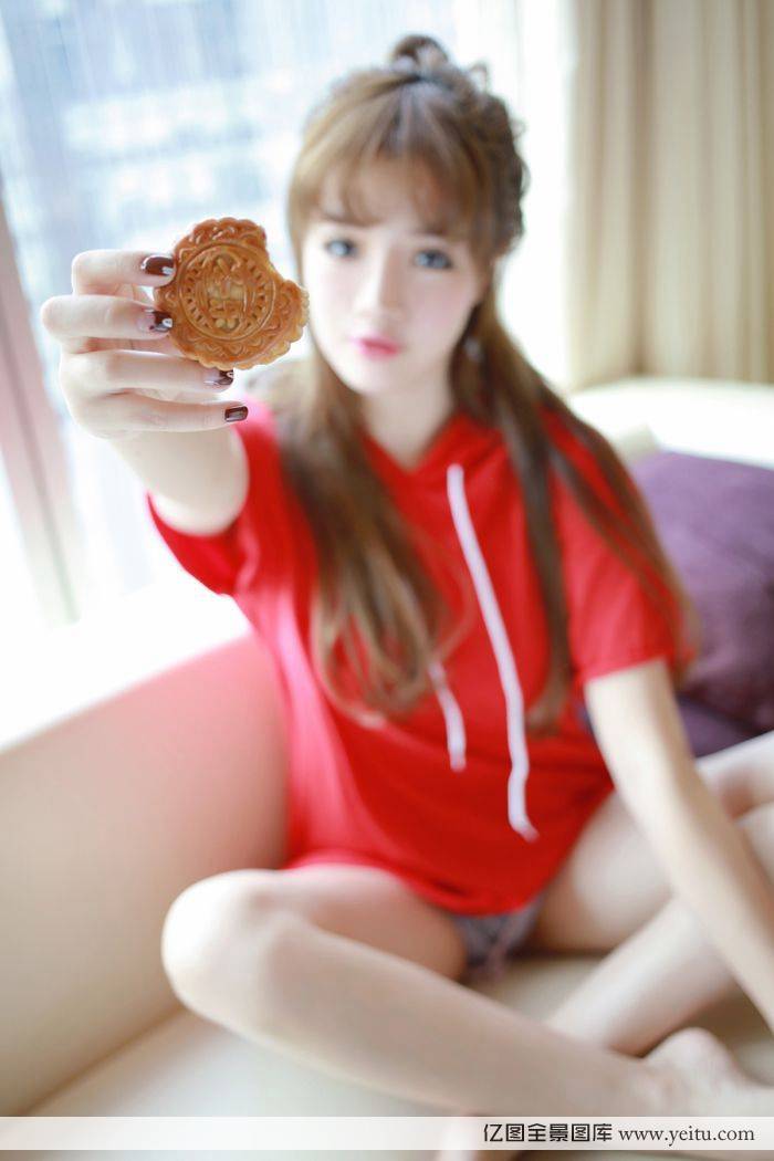 模范学院美女模特徐cake童颜巨乳圣诞庆节日制服诱惑写真-10