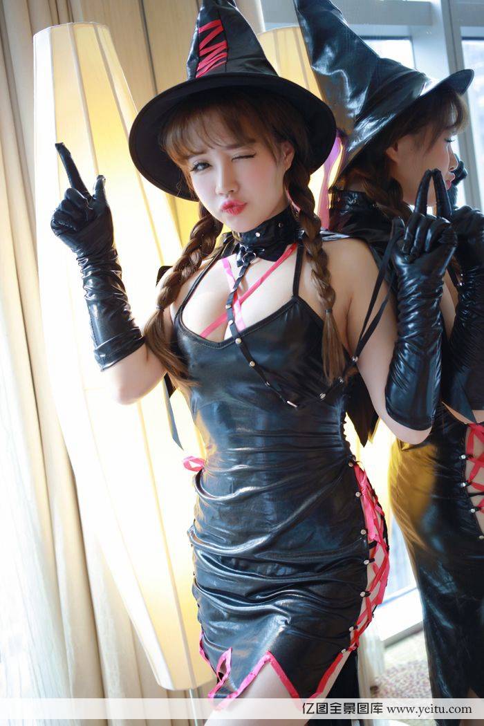 模范学院美女模特徐cake童颜巨乳圣诞庆节日制服诱惑写真-31