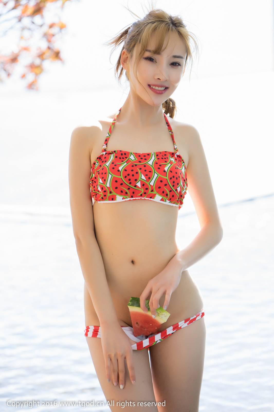 推女神美女模特周妍希大理旅拍套图挡不住的柔情-19