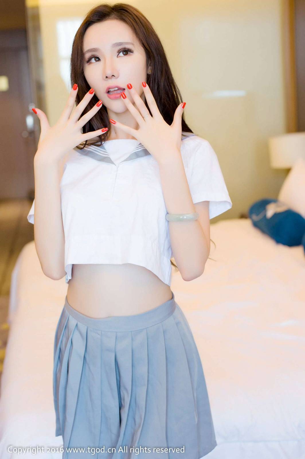 推女神美女模特萌琪琪性感酥胸纤细美腿-18