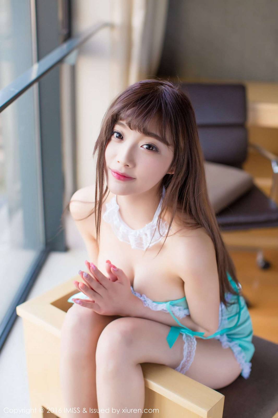 爱蜜社美女模特sugar小甜心CC厨娘制服诱惑-37