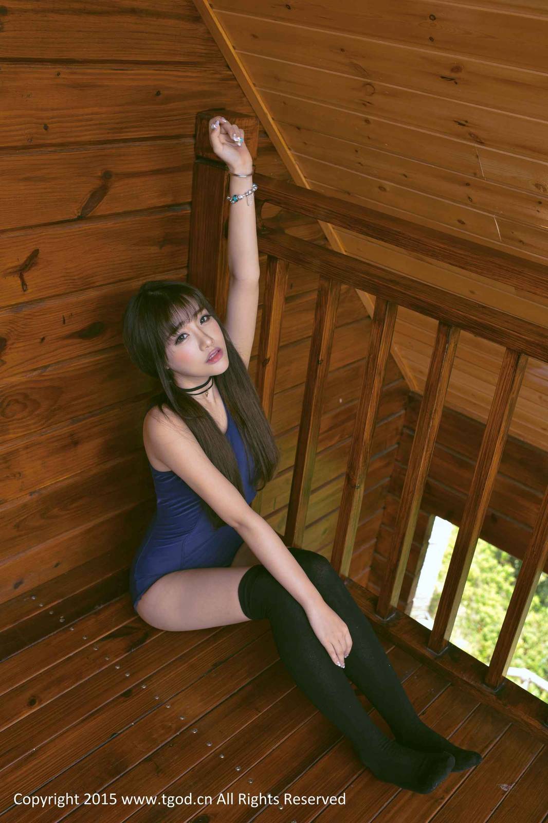 推女神美女模特朱若慕泳衣古灵精怪云曼旅拍-14