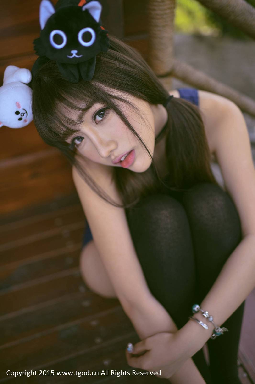 推女神美女模特朱若慕泳衣古灵精怪云曼旅拍-39