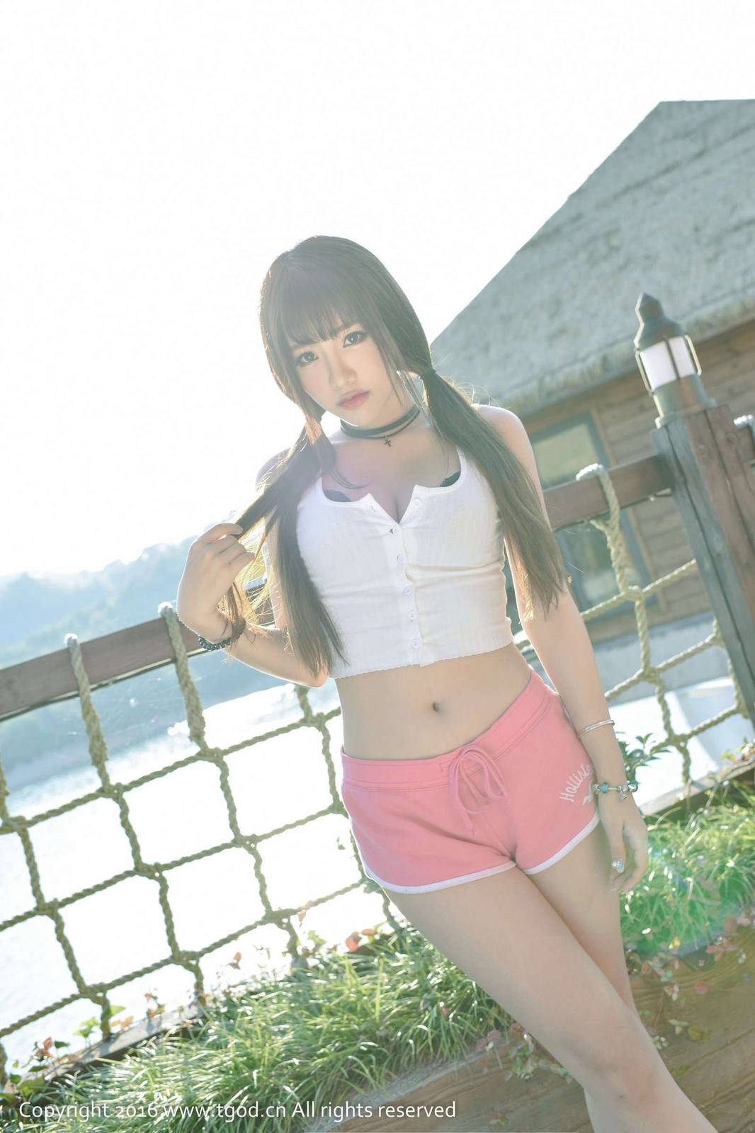 推女神美女模特朱若慕比基尼性感云曼旅拍-20