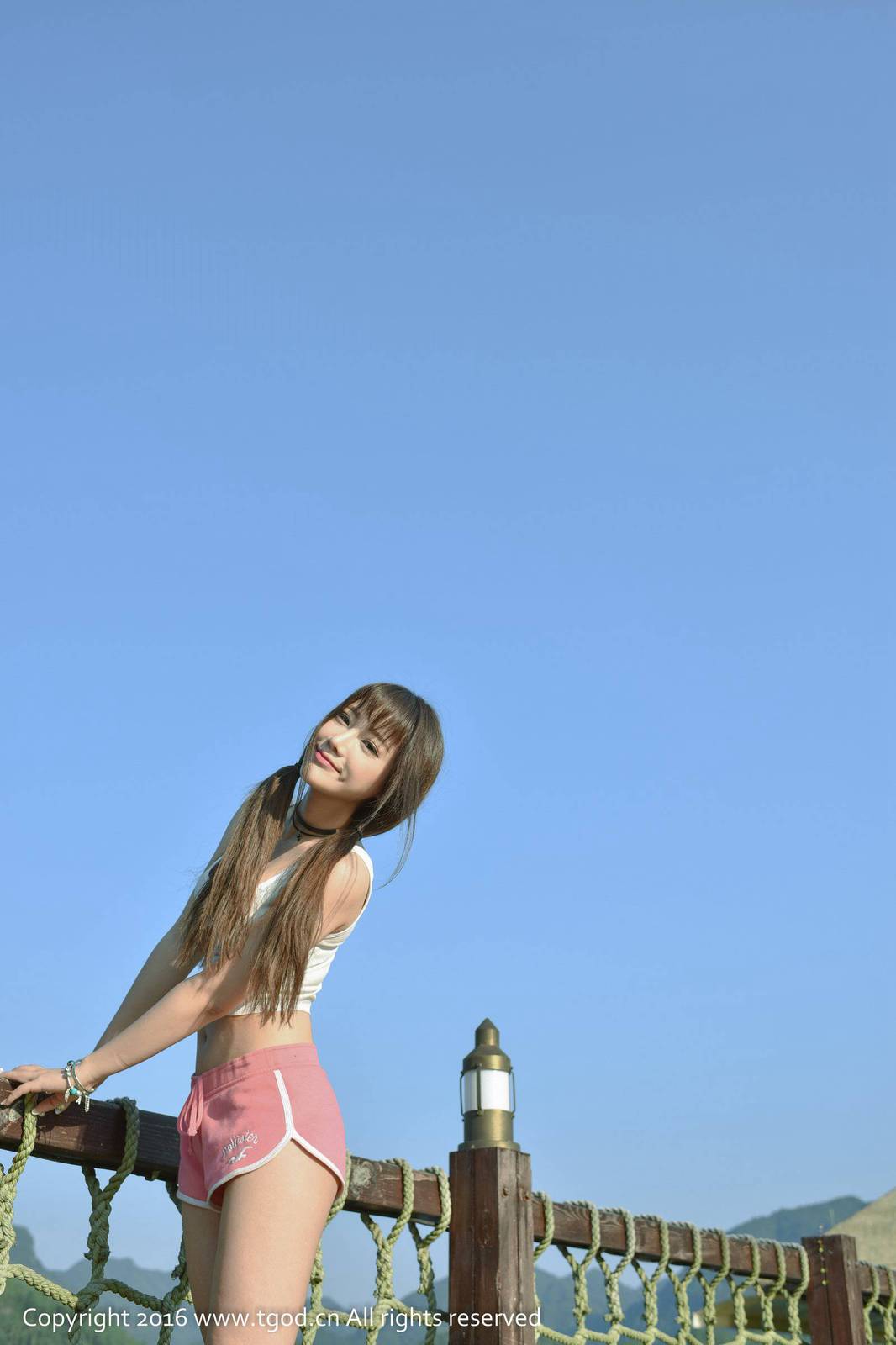 推女神美女模特朱若慕比基尼性感云曼旅拍-25