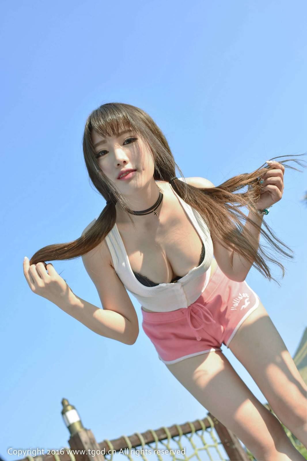 推女神美女模特朱若慕比基尼性感云曼旅拍-29