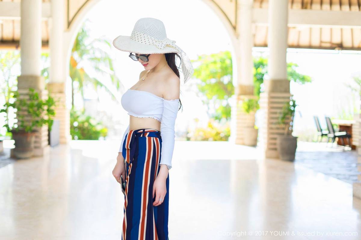 尤蜜荟美女模特周妍希情趣内衣巴厘岛旅拍-34