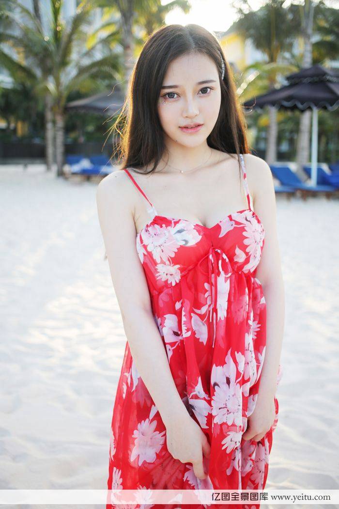 美女模特唐琪儿酥胸细腰白嫩美胸性感写真-16