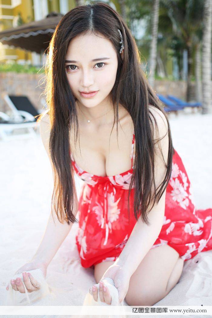 美女模特唐琪儿酥胸细腰白嫩美胸性感写真-21