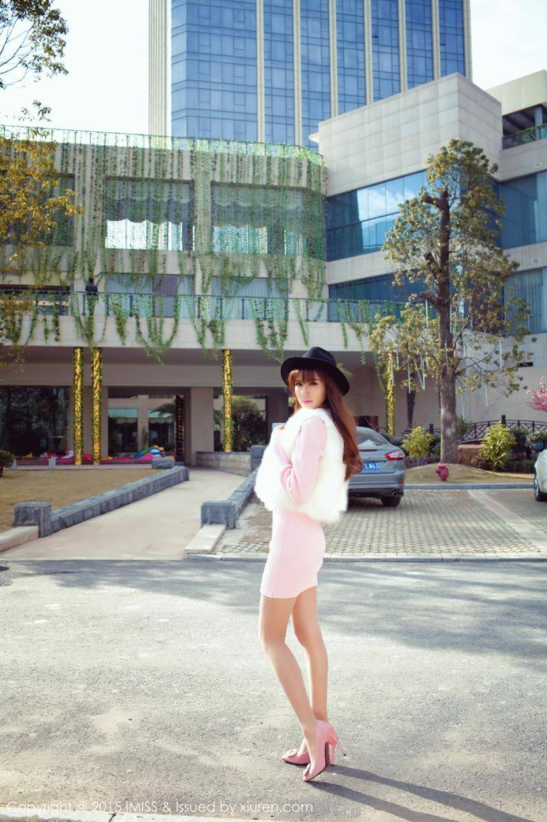 爱蜜社气质美女Sandy陈天扬清新养眼诱惑旅拍-2