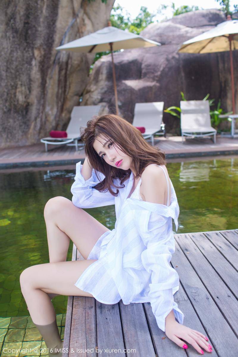 爱蜜社气质女神陈天扬Sandy扬苏梅岛旅拍撩人心怀-31