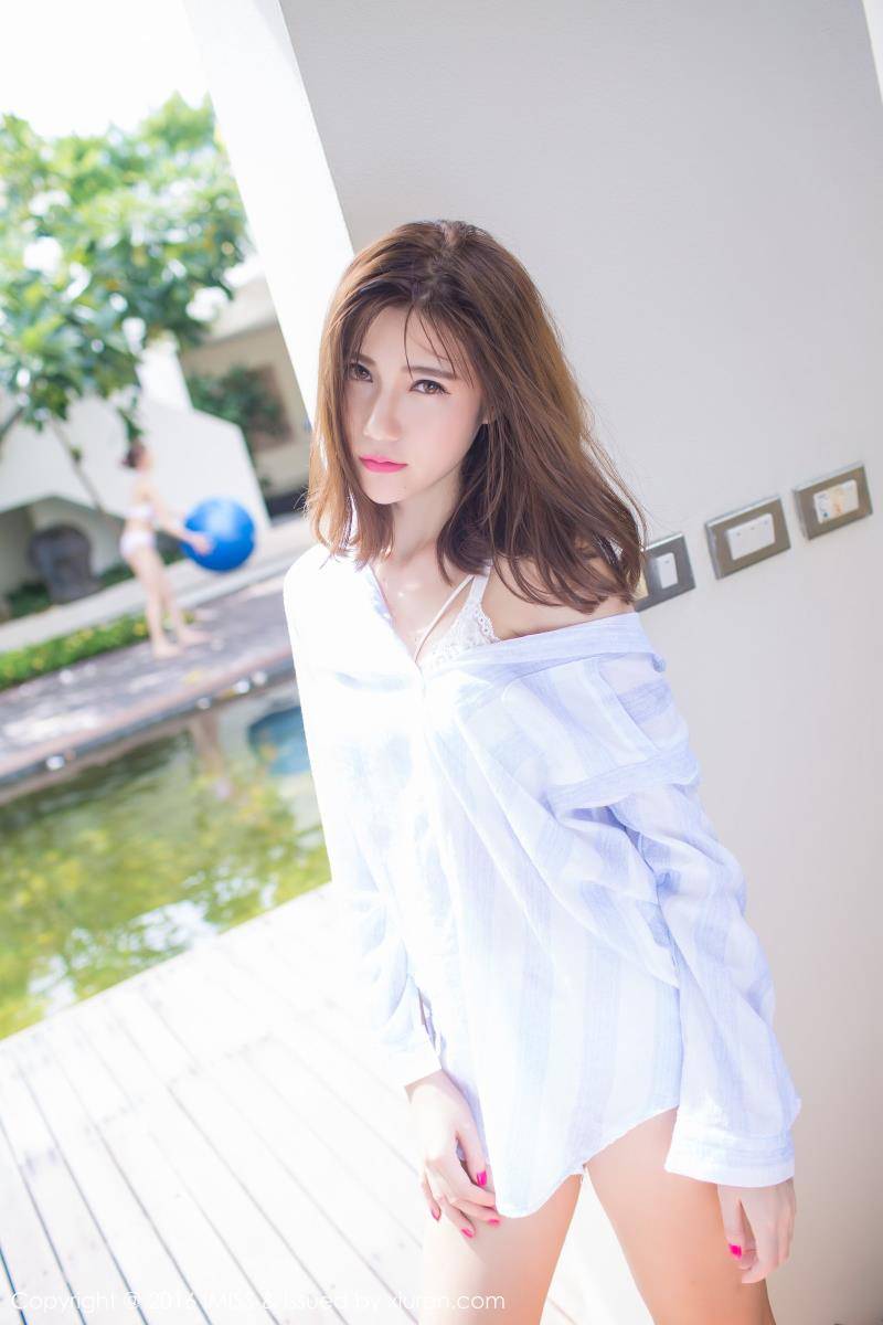 爱蜜社气质女神陈天扬Sandy扬苏梅岛旅拍撩人心怀-32