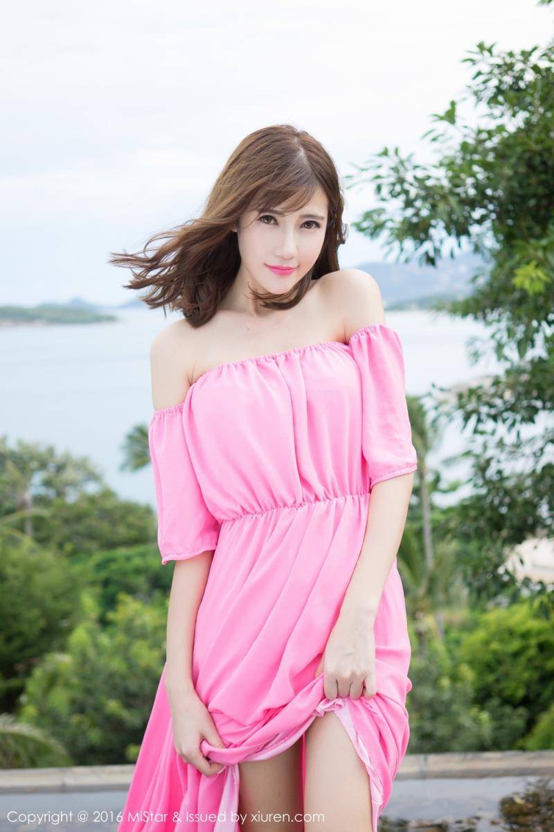 魅妍社美女模特陈天扬Sandy比基尼美腿苏梅岛旅拍-51