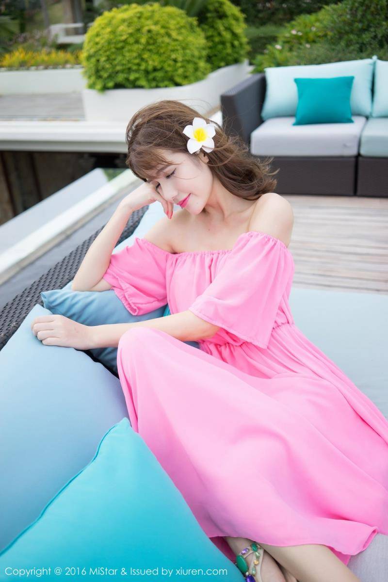 魅妍社美女模特陈天扬Sandy比基尼美腿苏梅岛旅拍-48