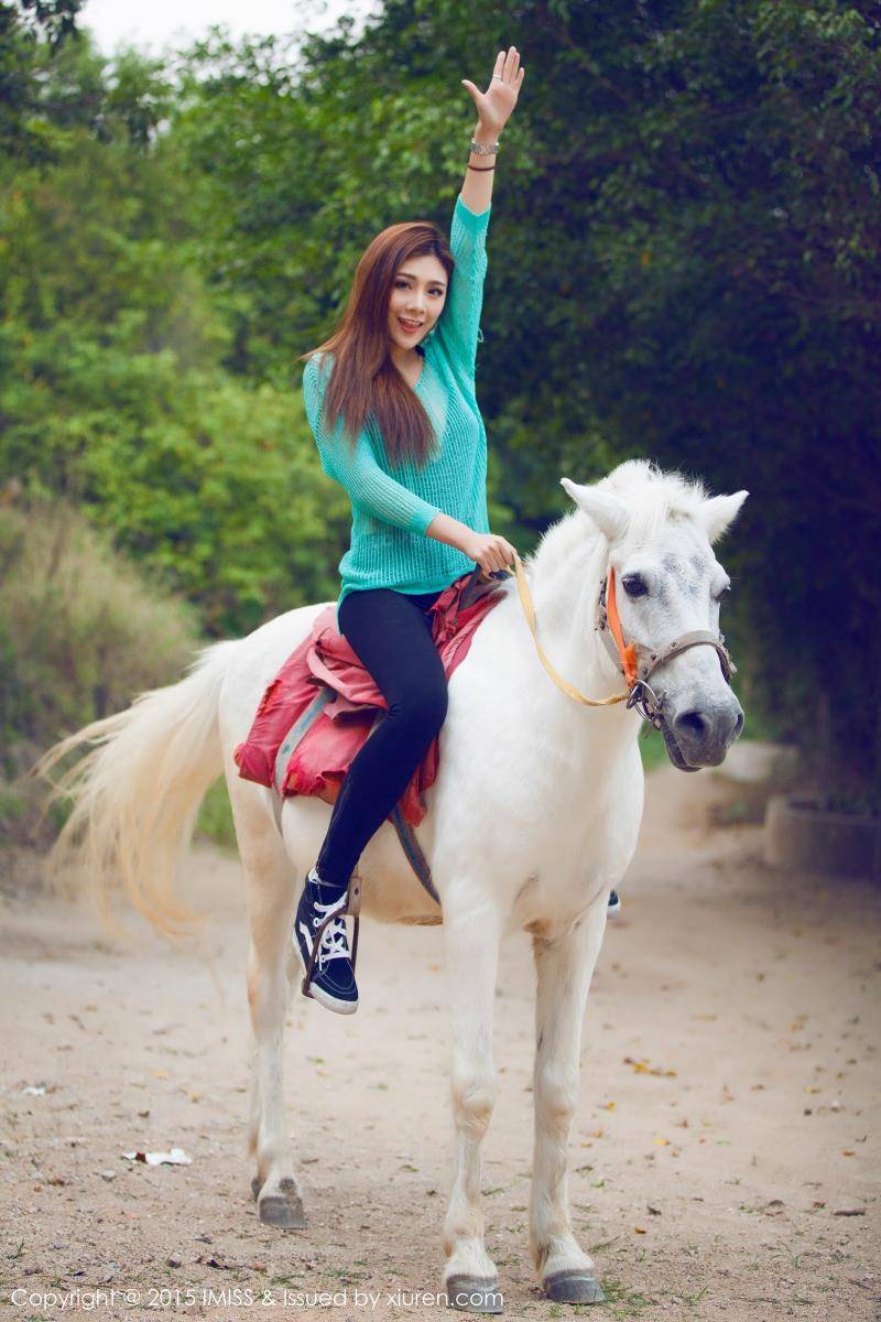 爱蜜社模特Nono颖儿温泉泳池比基尼诱惑写真-16