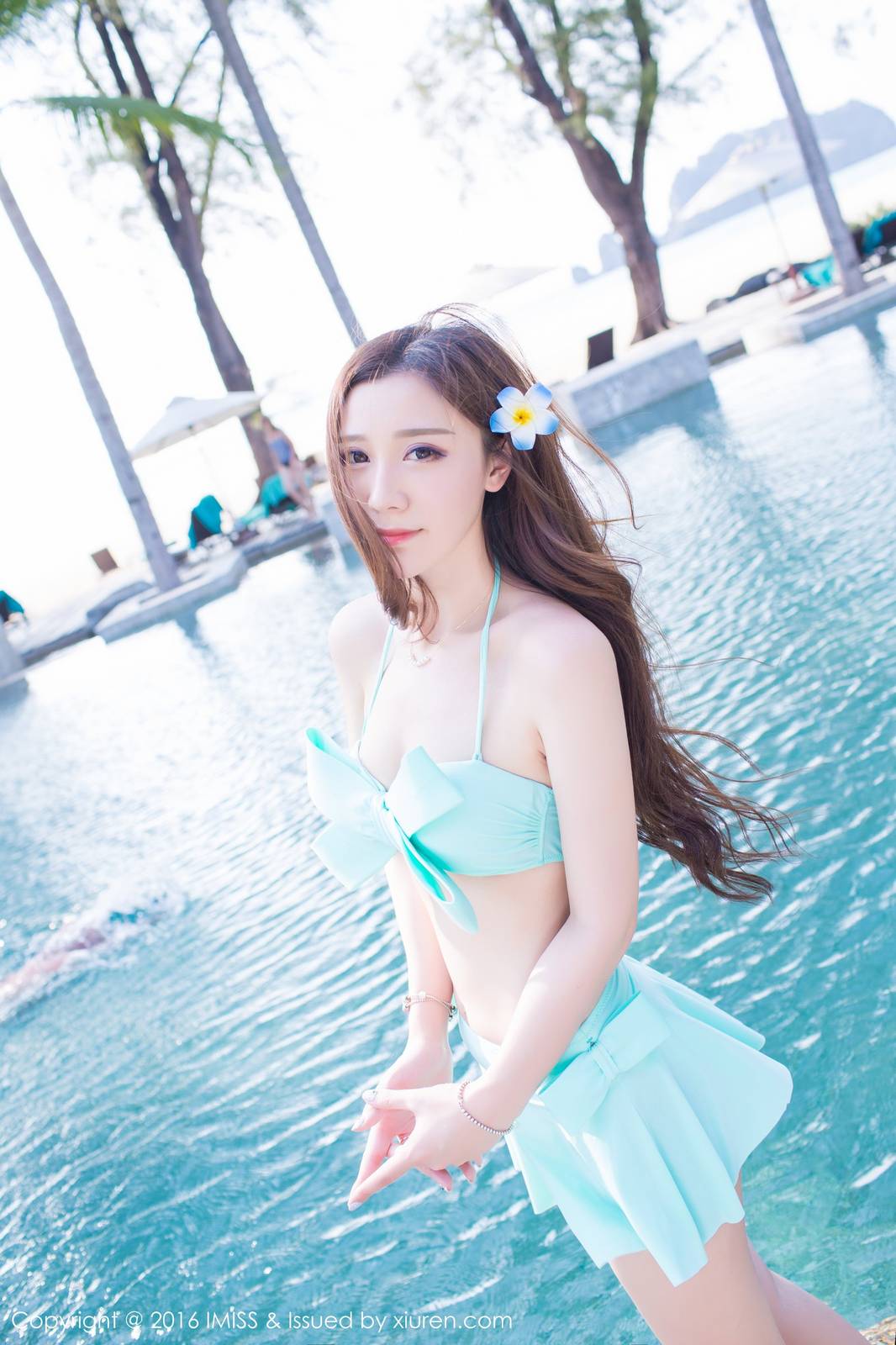 爱蜜社美女模特淼淼萌萌哒(王淼)比基尼兰卡威旅写真-27