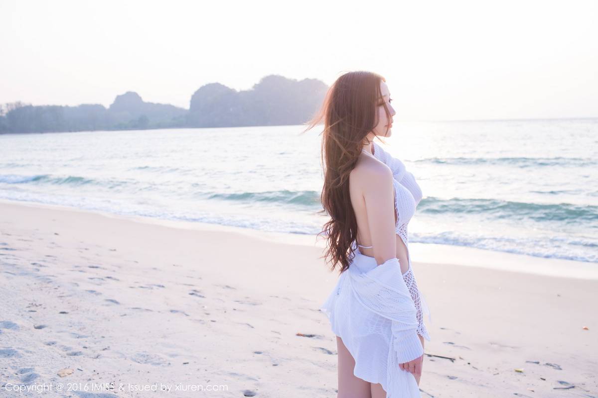 爱蜜社美女模特淼淼萌萌哒(王淼)比基尼兰卡威旅写真-38