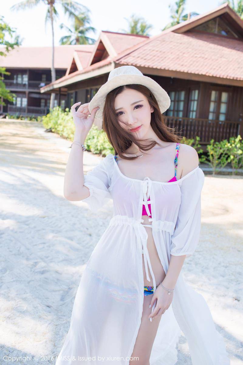 爱蜜社美女模特淼淼萌萌哒(王淼)气质美腿清秀写真-21