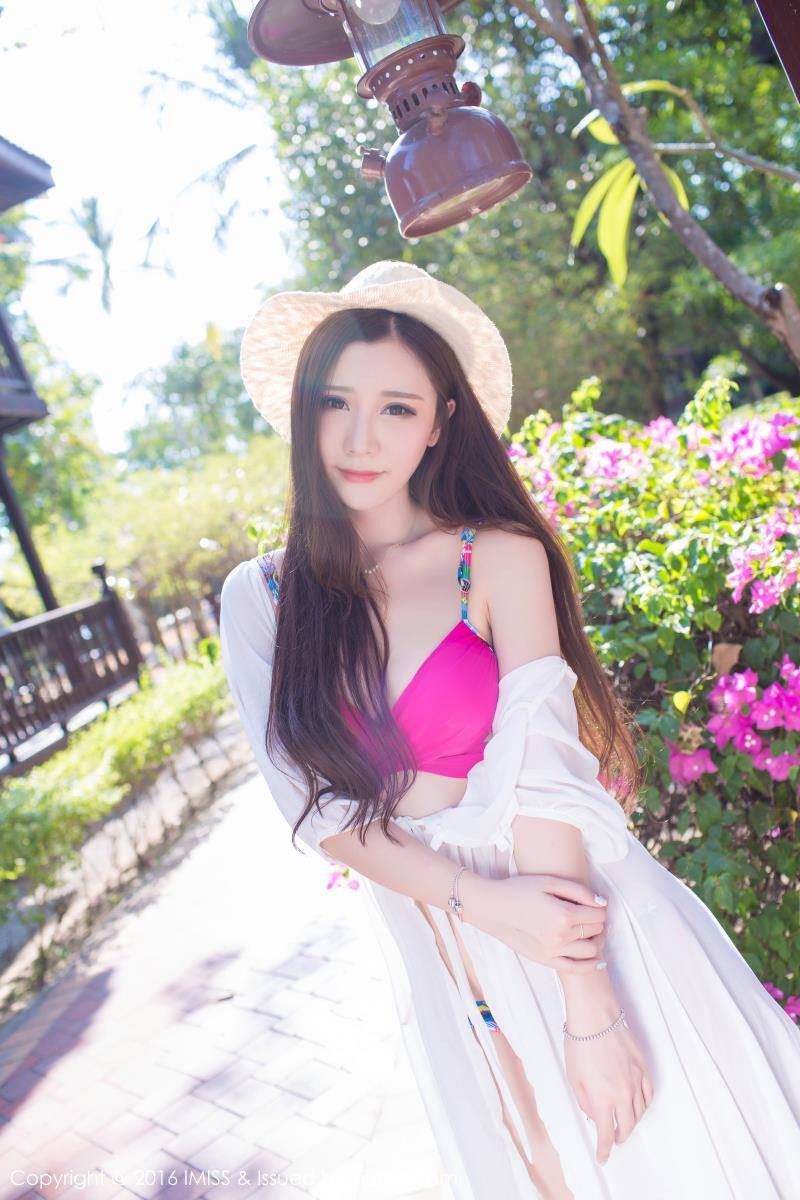 爱蜜社美女模特淼淼萌萌哒(王淼)气质美腿清秀写真-29