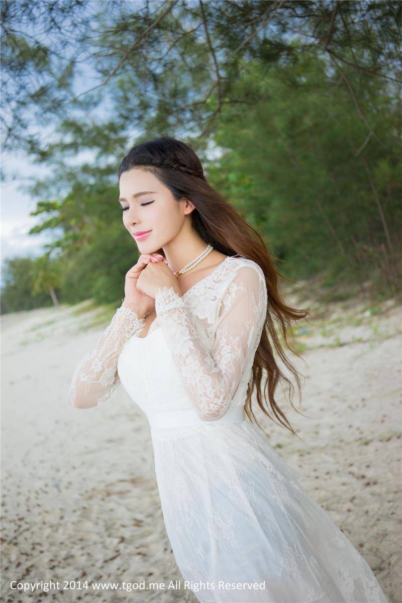 推女神宅男女神宛恩miyu比基尼沙巴旅拍性感套图-2