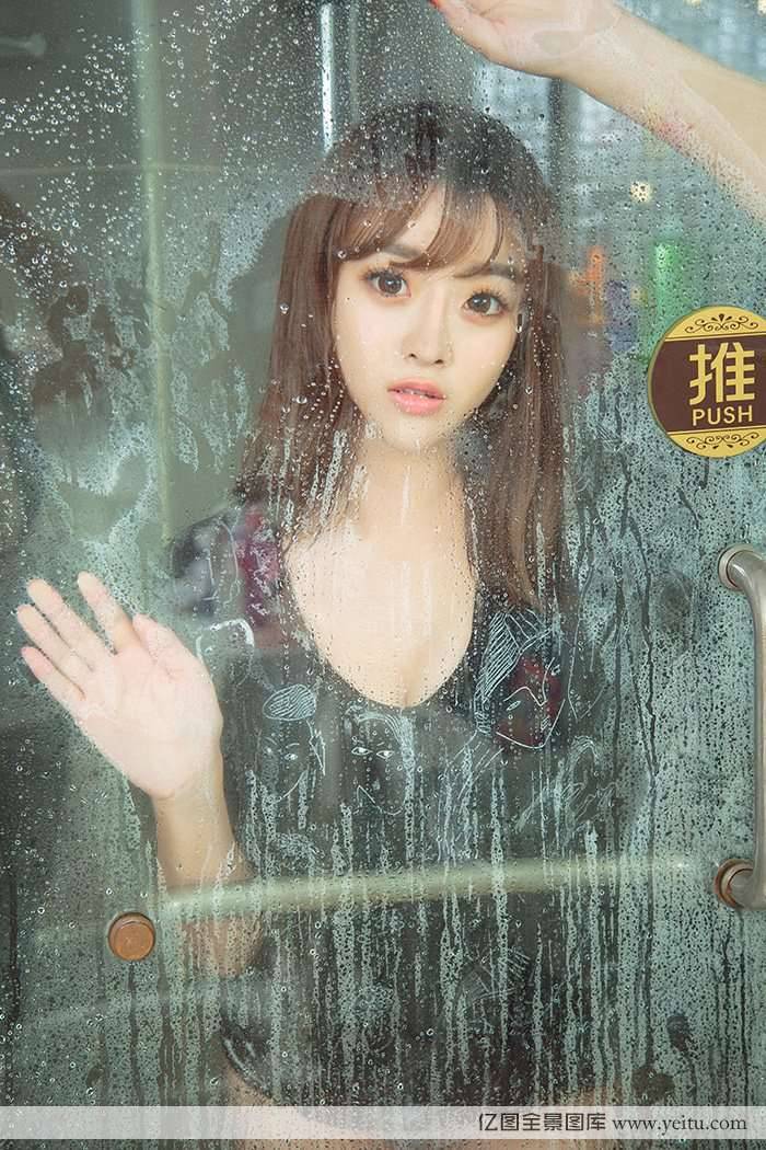 尤果网邻家少女陈七七清新美臀浴室湿身诱惑写真-39