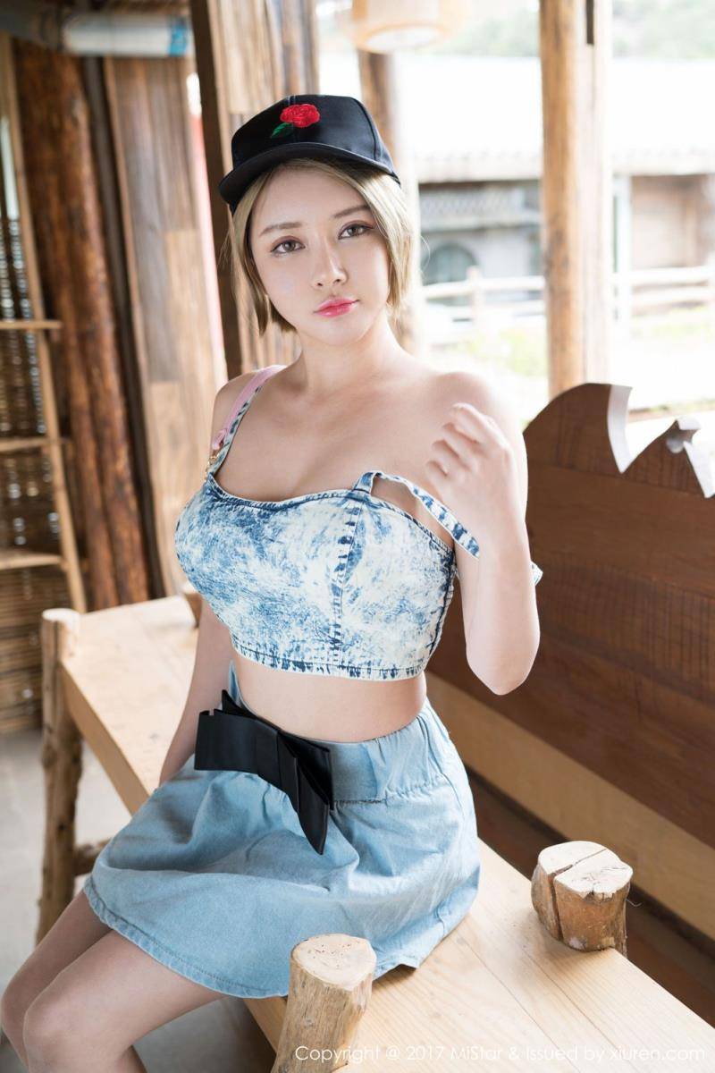 魅妍社性感女神凯竹Vision清新妩媚美臀丽江旅拍-9