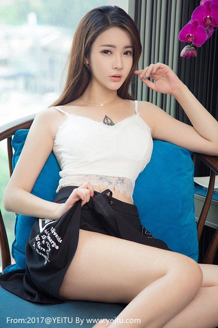 尤果网纹身女孩刘天天美腿女仆装制服诱惑-33