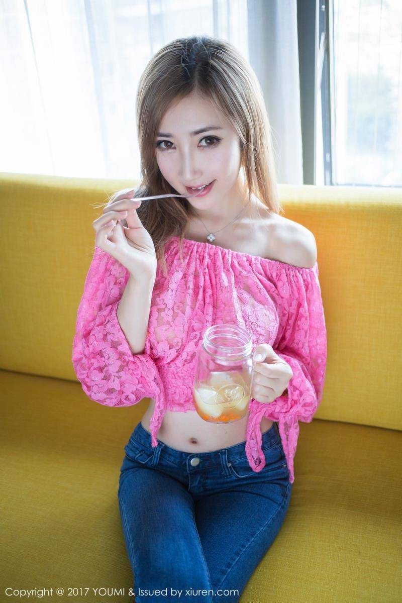 尤蜜荟清新美女Yumi尤美白皙身材美丽而妩媚-21