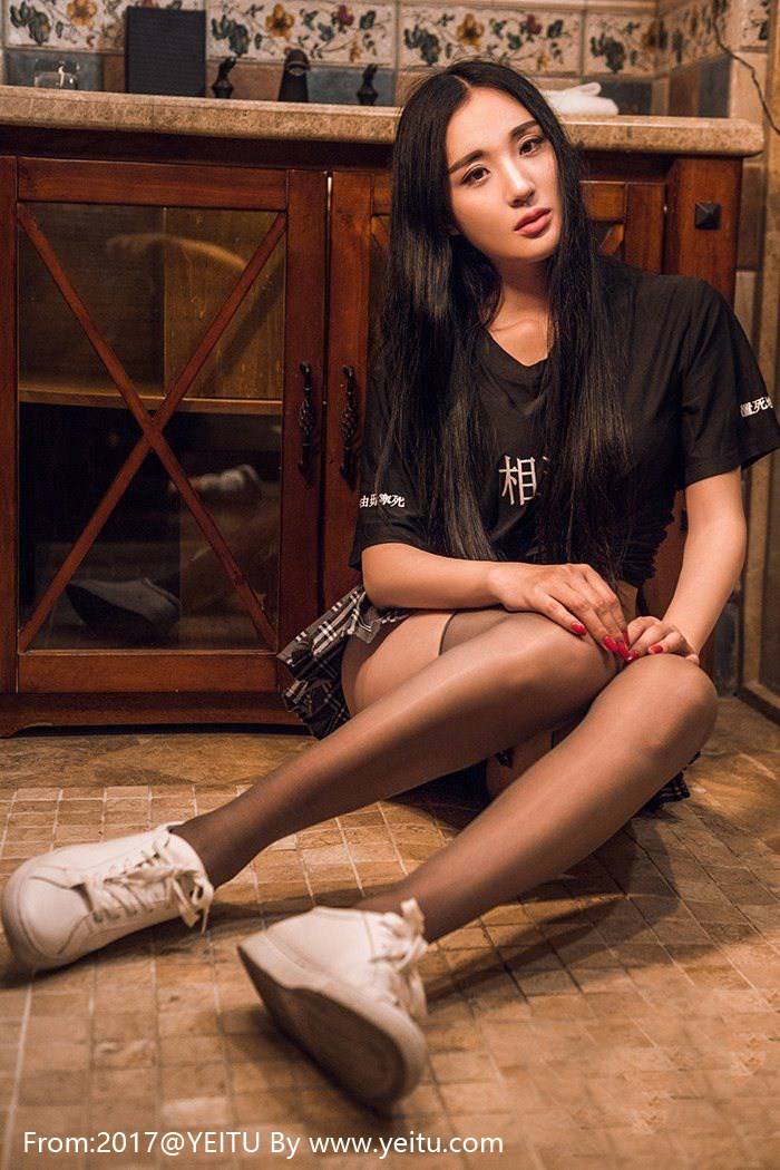 头条女神涟漪sara空姐装黑丝美腿制服诱惑-5