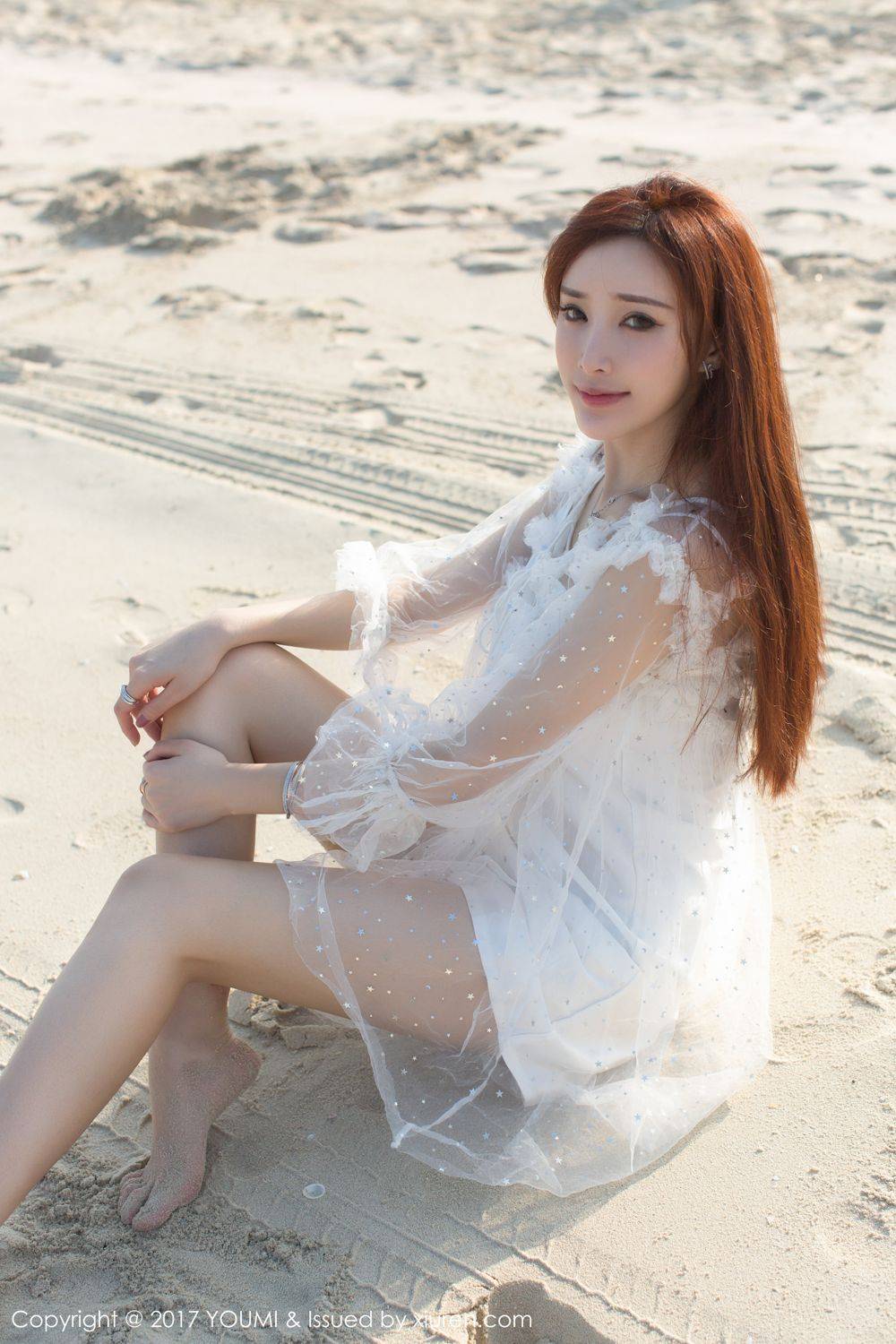 尤蜜荟气质女神周妍希沙滩比基尼清新唯美风写真-3
