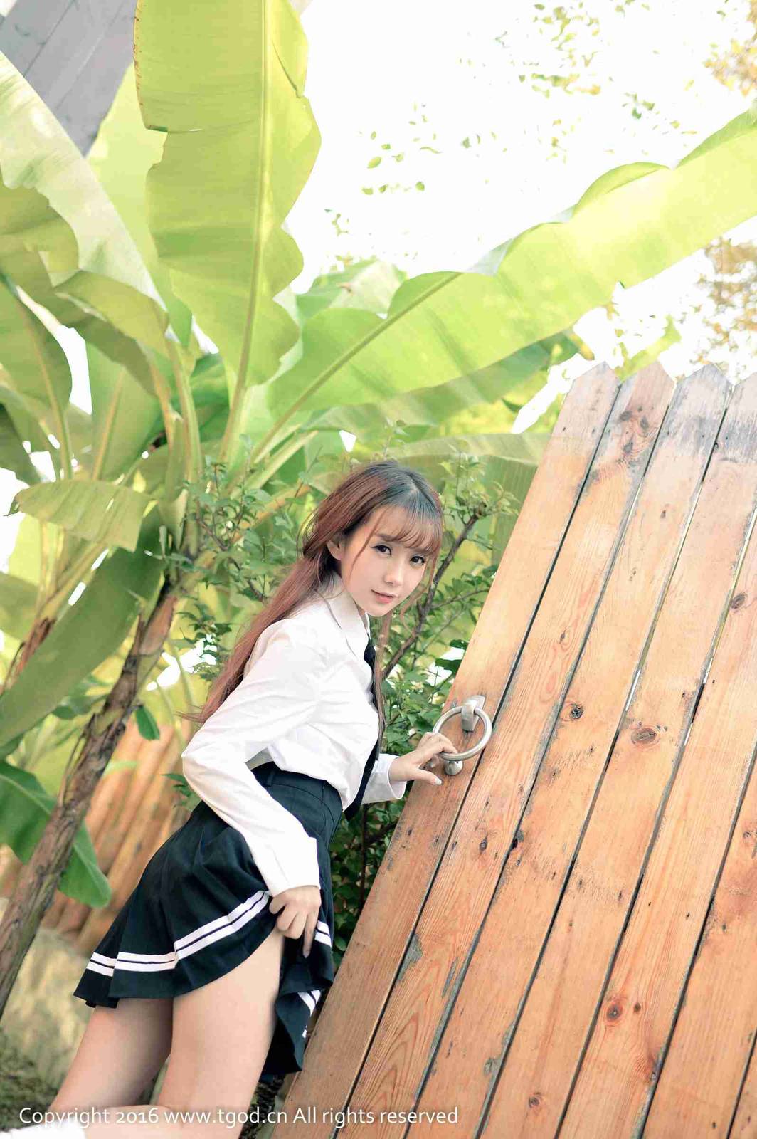 TGOD推女神萝莉教主小九Vin校服制服诱惑清纯养眼-13