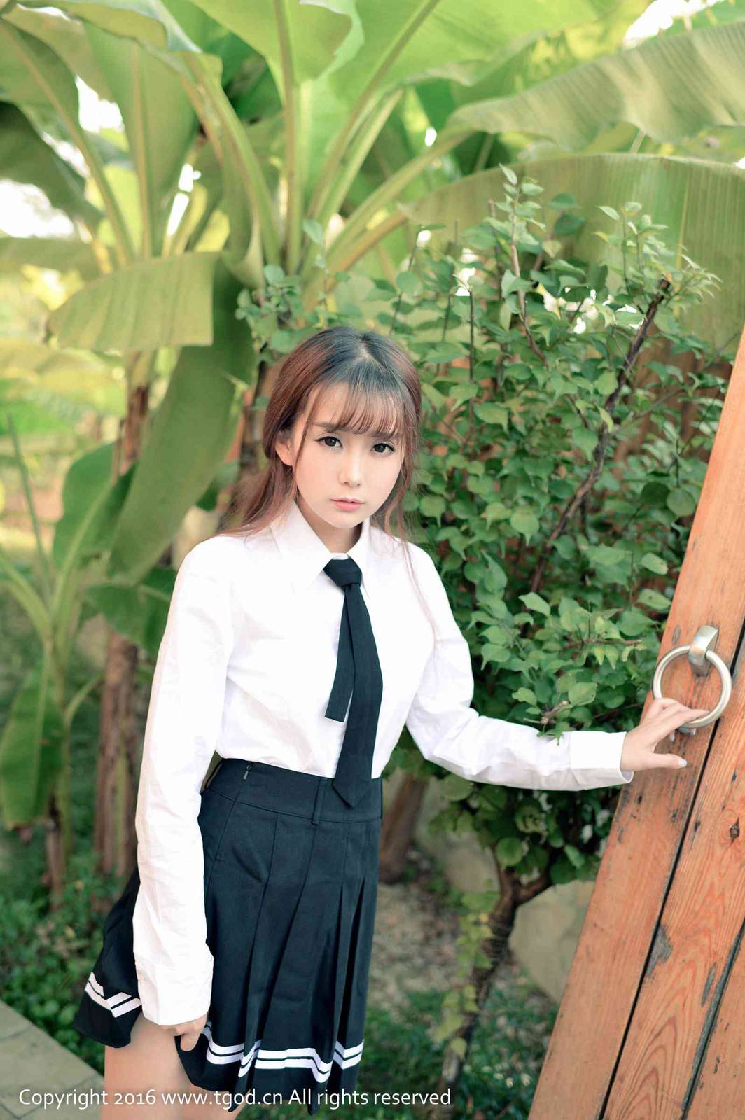 TGOD推女神萝莉教主小九Vin校服制服诱惑清纯养眼-12