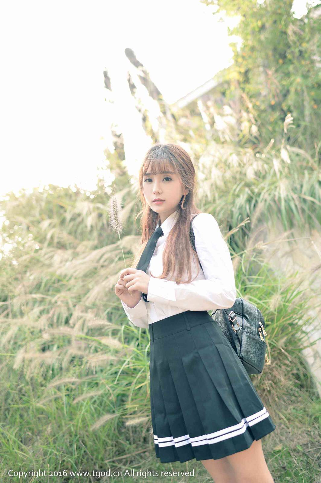 TGOD推女神萝莉教主小九Vin校服制服诱惑清纯养眼-31