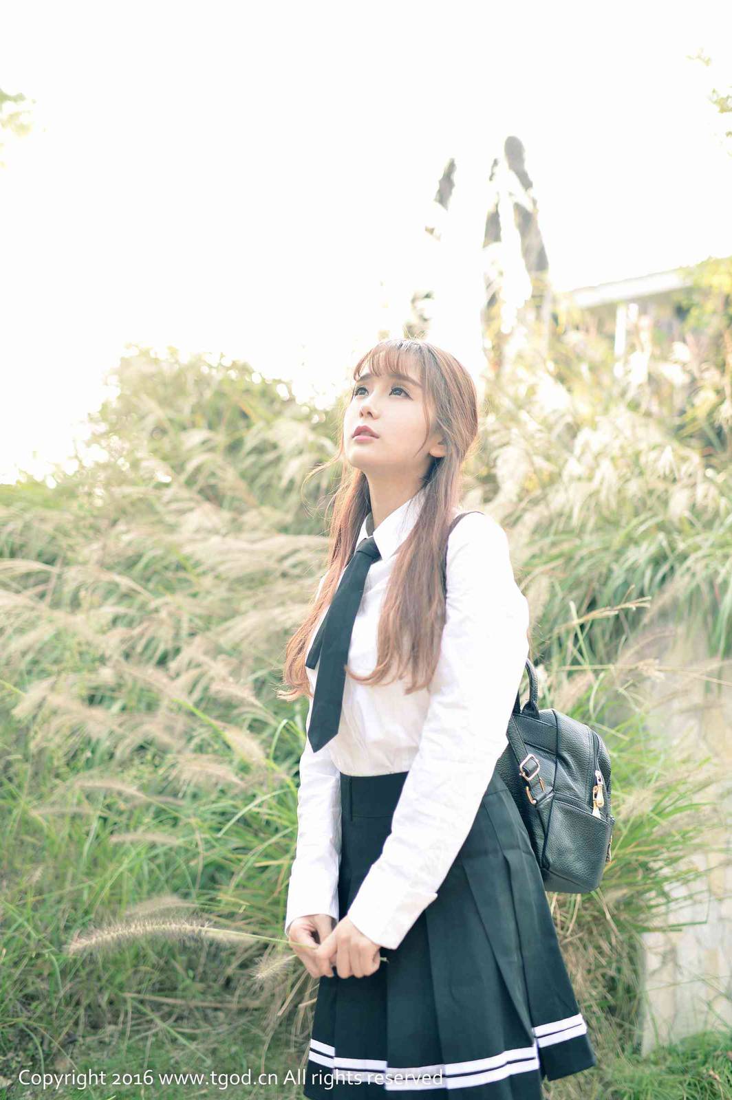 TGOD推女神萝莉教主小九Vin校服制服诱惑清纯养眼-30