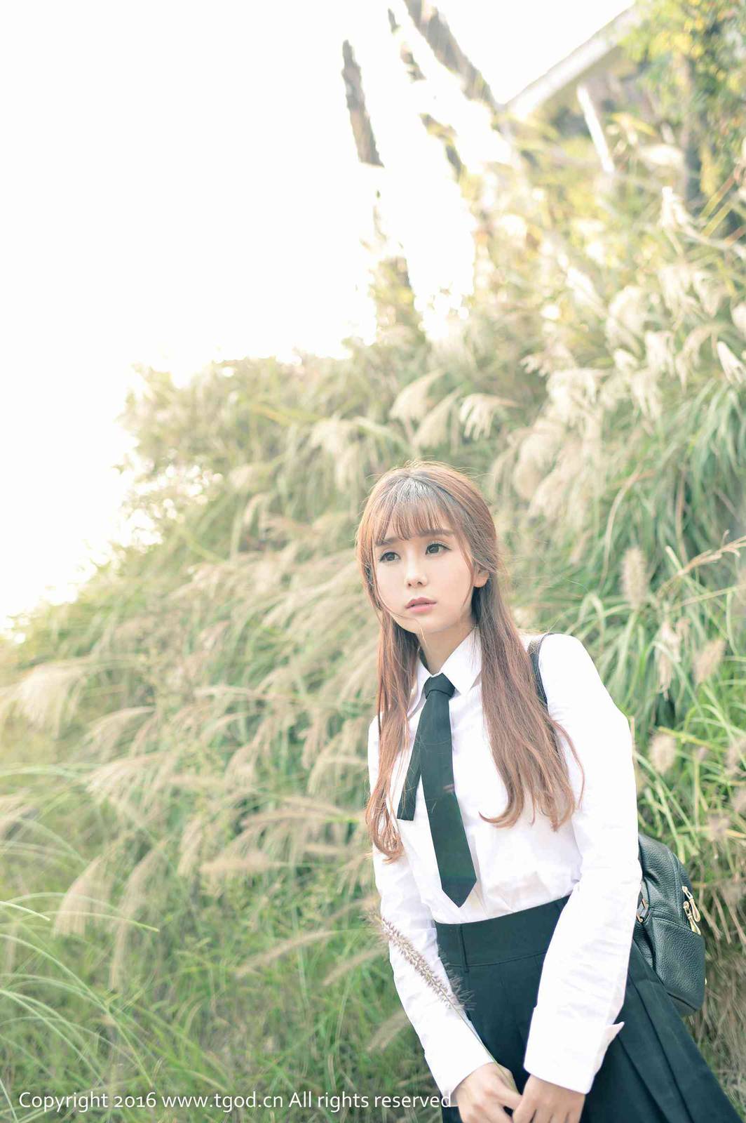 TGOD推女神萝莉教主小九Vin校服制服诱惑清纯养眼-29