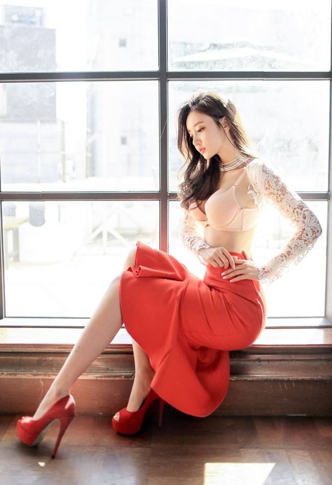 韩国网拍女神孙允珠内衣诱惑气质第二套写真-7