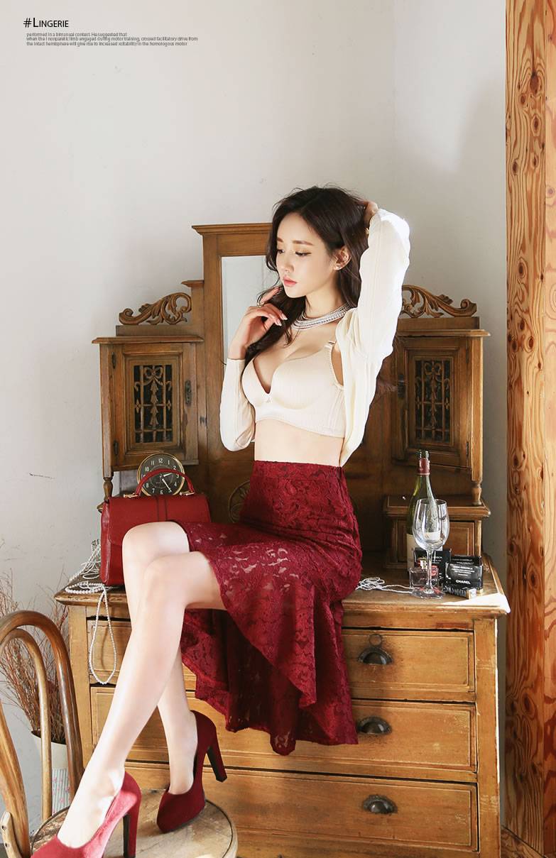 韩国网拍女神孙允珠内衣诱惑气质第二套写真-48